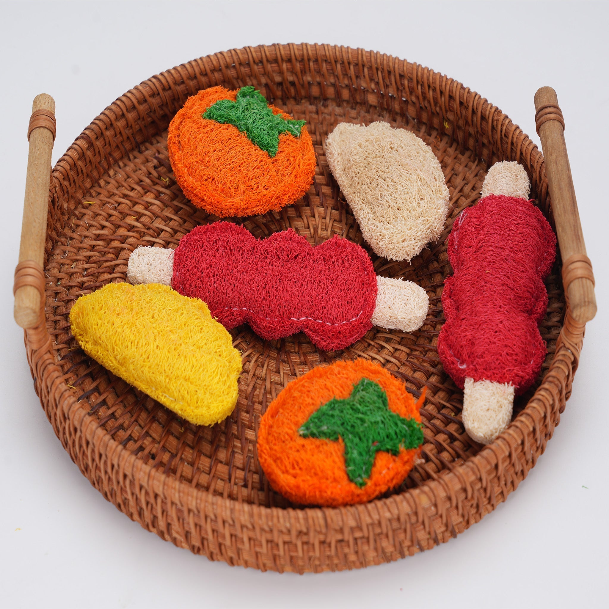 Give Your Pet Joy, Even When You're Away!--Natural Loofah Catnip Pet Toys Buy 2 get 1